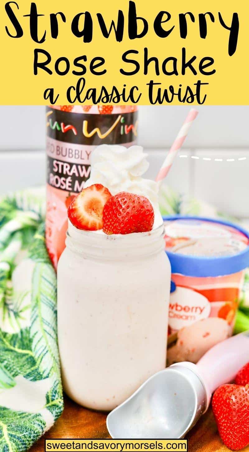 STRAWBERRY ROSE SHAKE: CLASSIC WITH A TWIST - Sprinkle of Flavor
