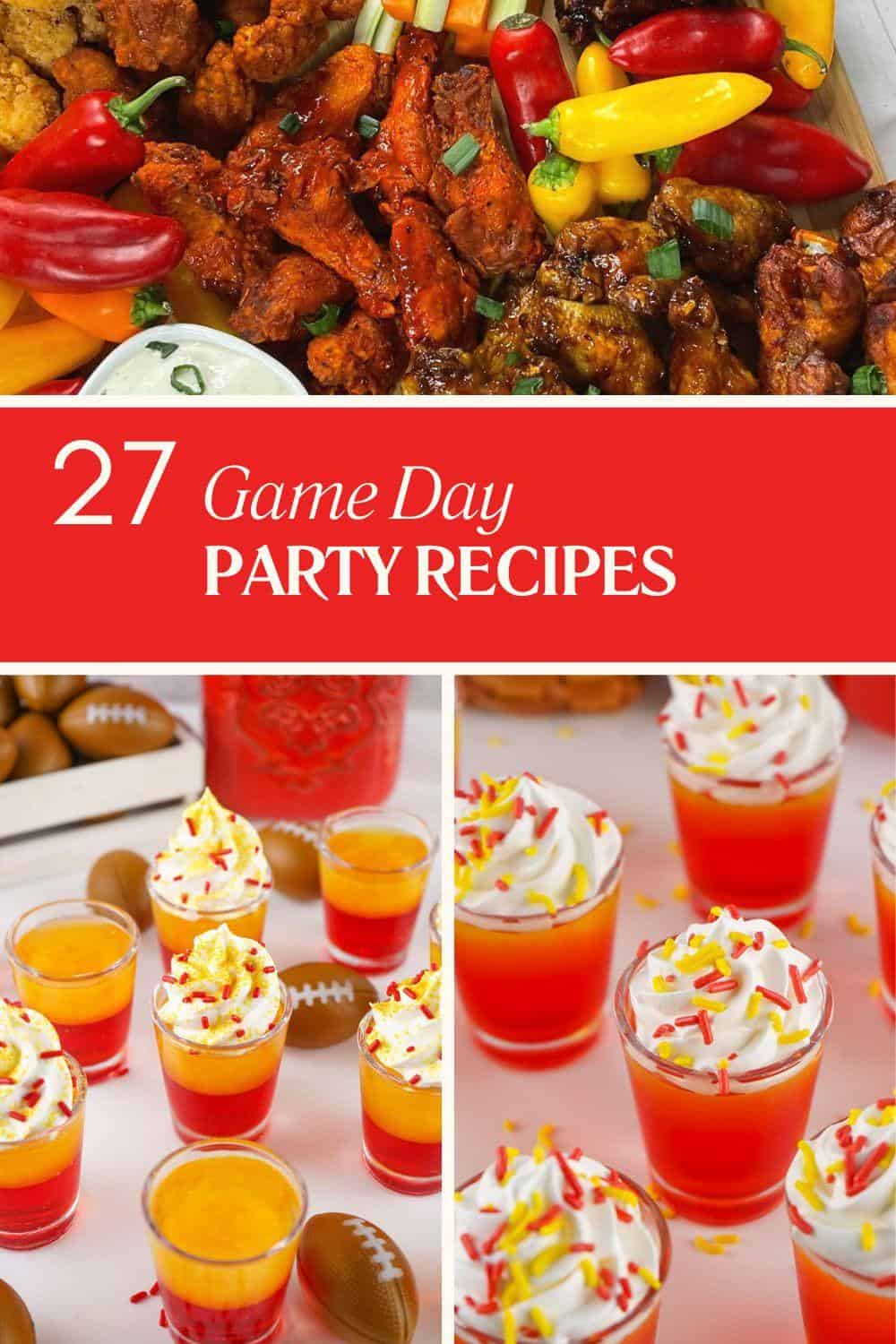 Game Day Party Recipes