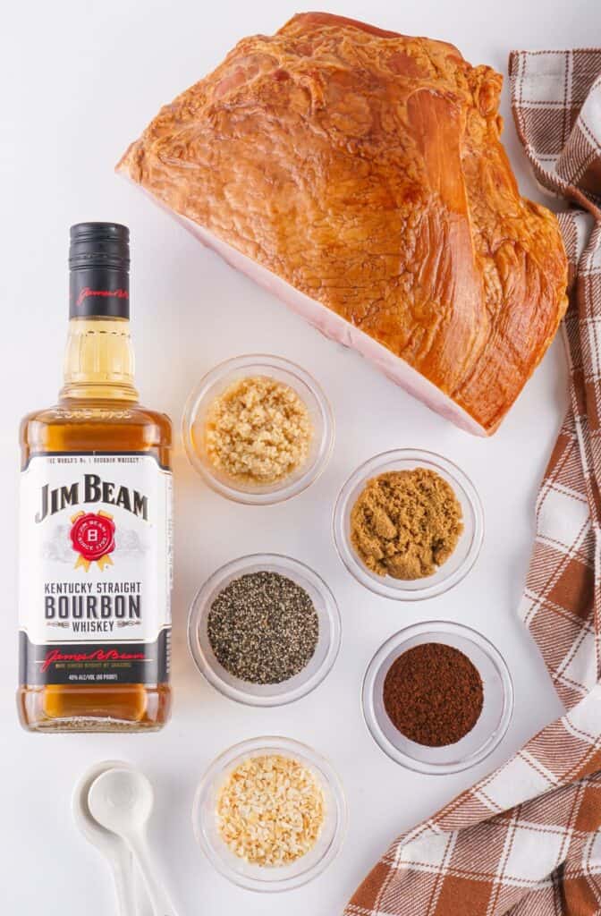Bourbon Roasted Ham Ingredients