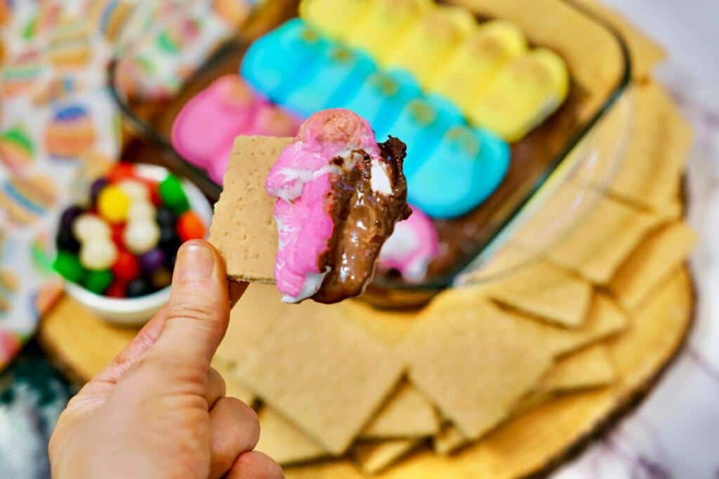 Easter Peeps S’mores Dip