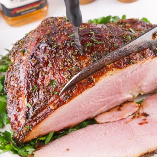 Bourbon Glazed Ham