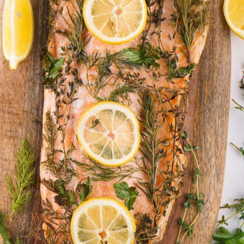 Feature Herb Roasted Salmon