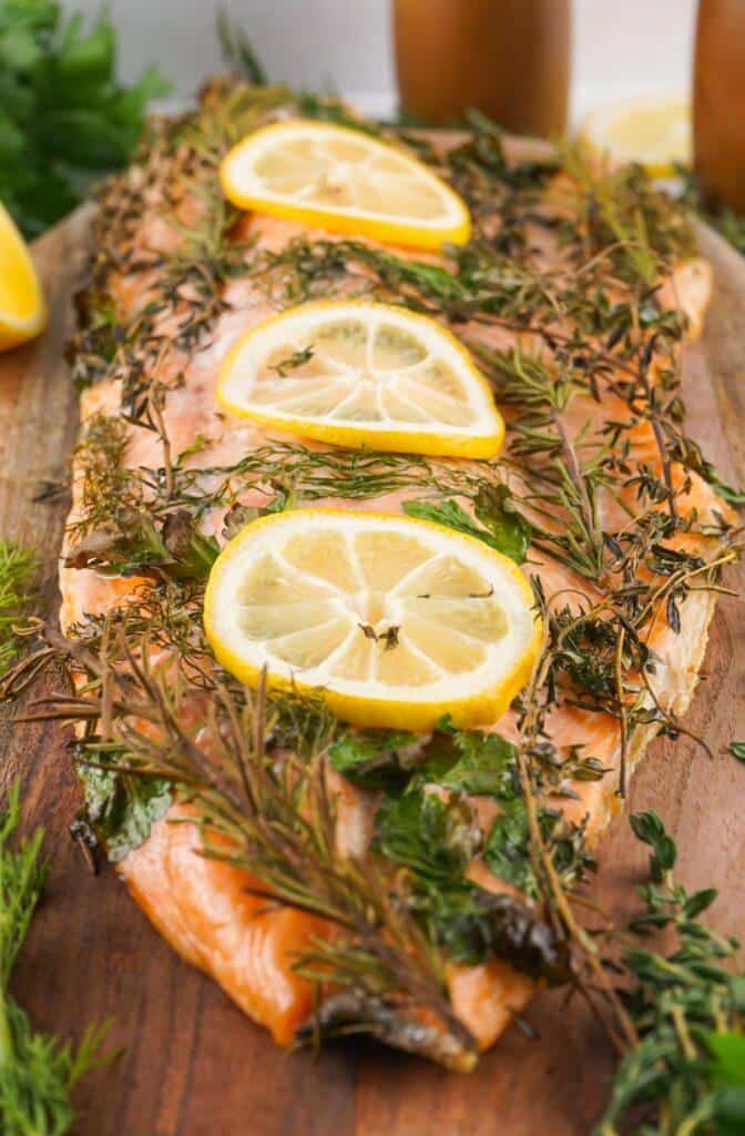 Remove Salmon from Oven