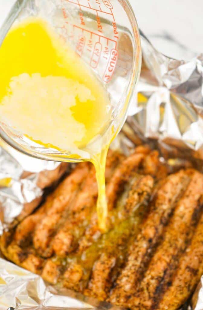 SMOKED TEXAS STYLE TURKEY BREAST 6 Place Turkey Breast in Foil