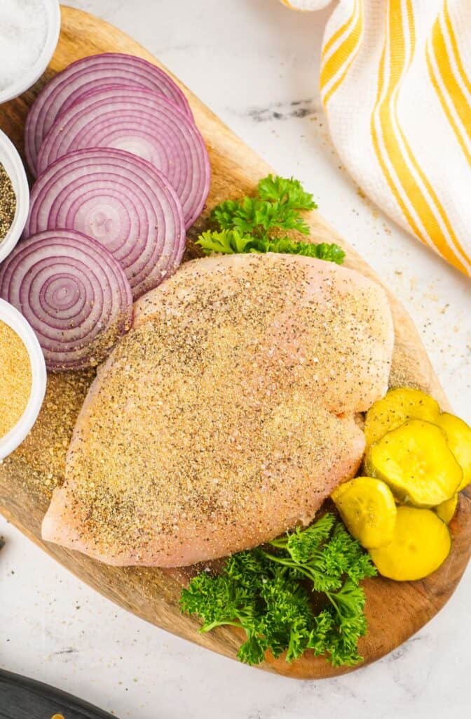 SMOKED TEXAS STYLE TURKEY BREAST 4 Sprinkle turkey Breast with Seasoning