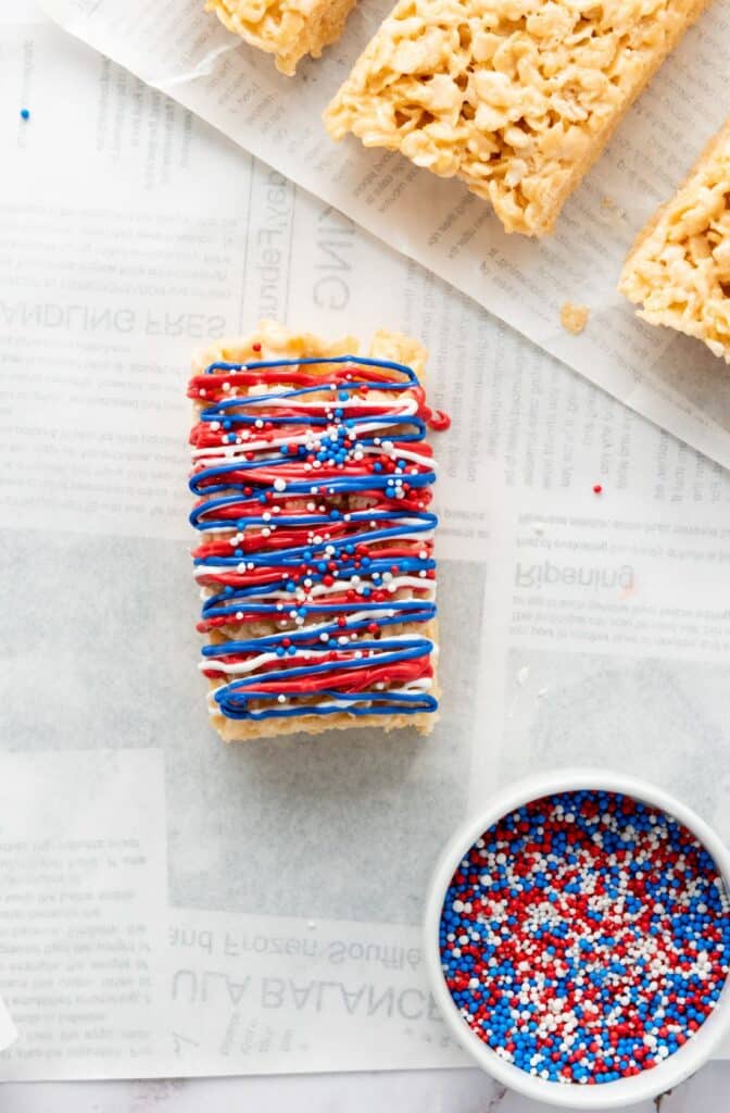 Independence Day Rice Krispie Treats-5