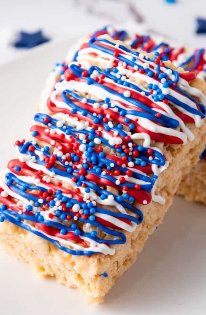 Independence Day Rice Krispie Treats-7