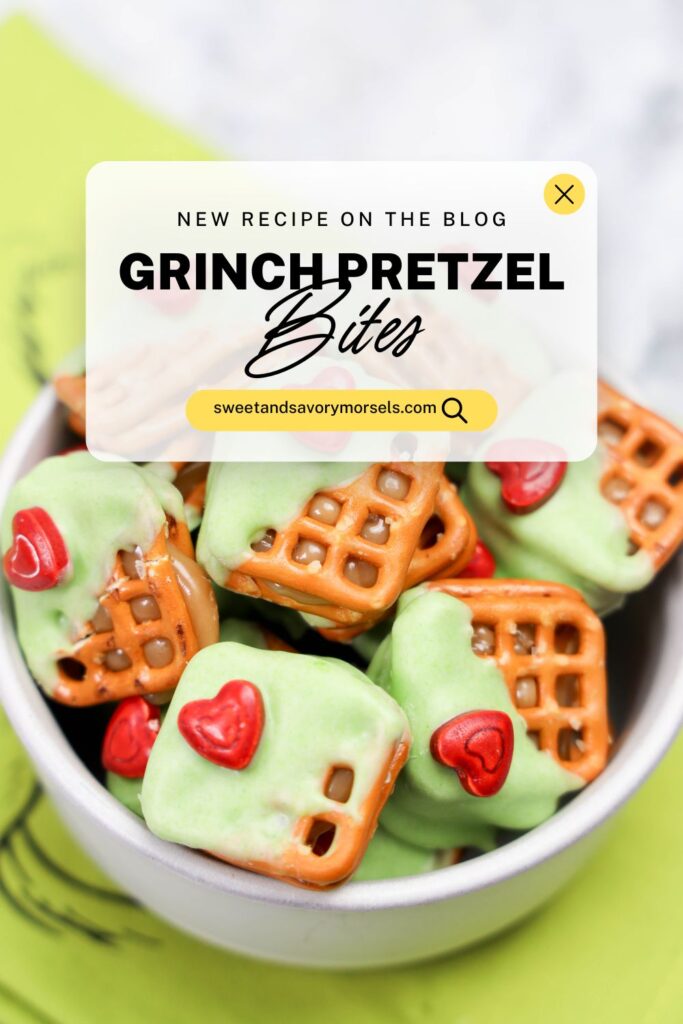 Grinch Pretzel Bites 6