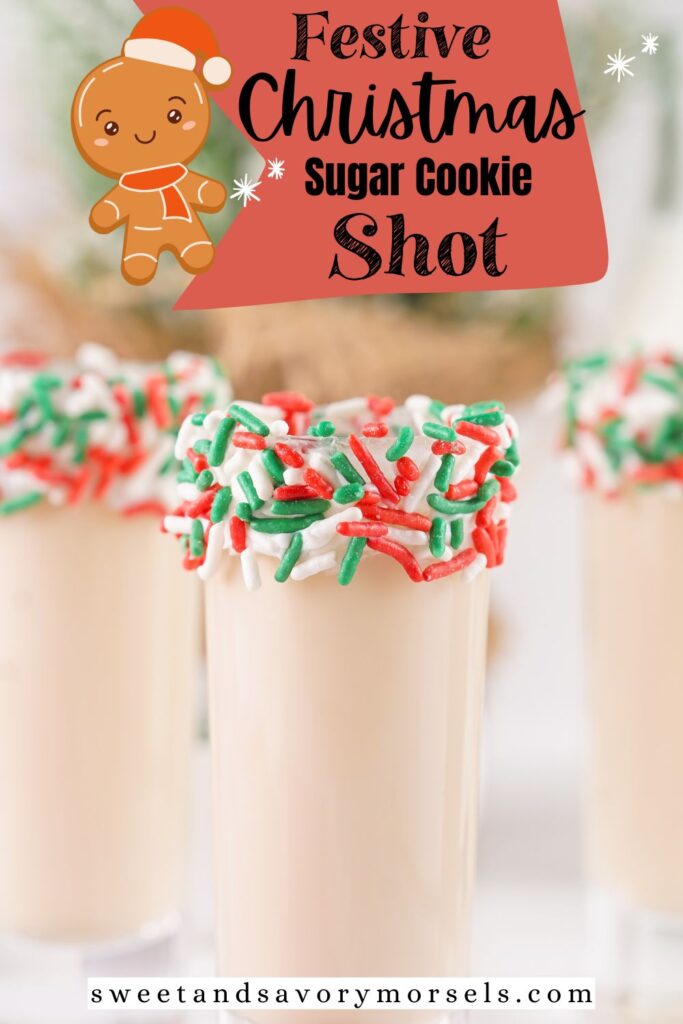 FESTIVE CHRISTMAS SUGAR COOKIE SHOT 1 Festive Christmas Sugar Cookie Shot