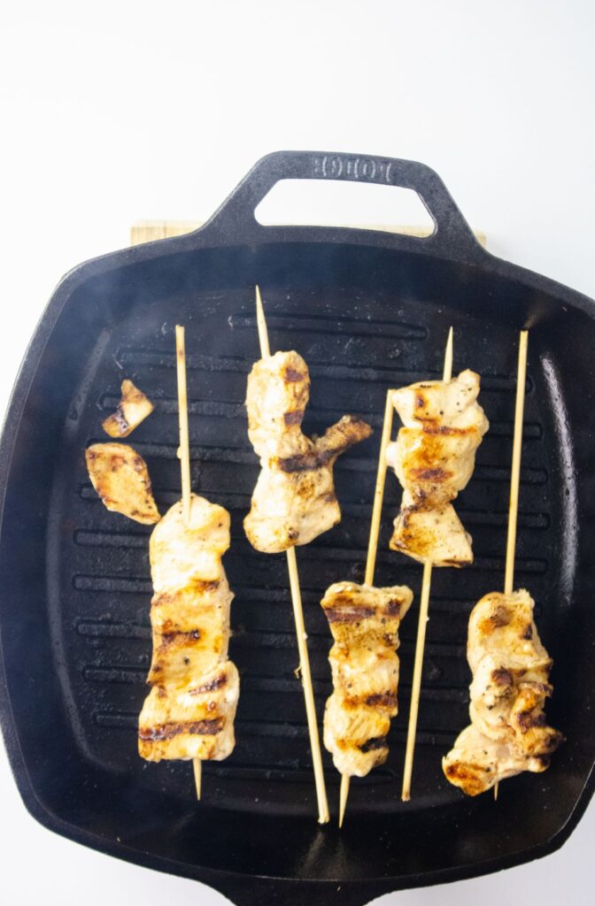 Bang Bang Chicken Skewers