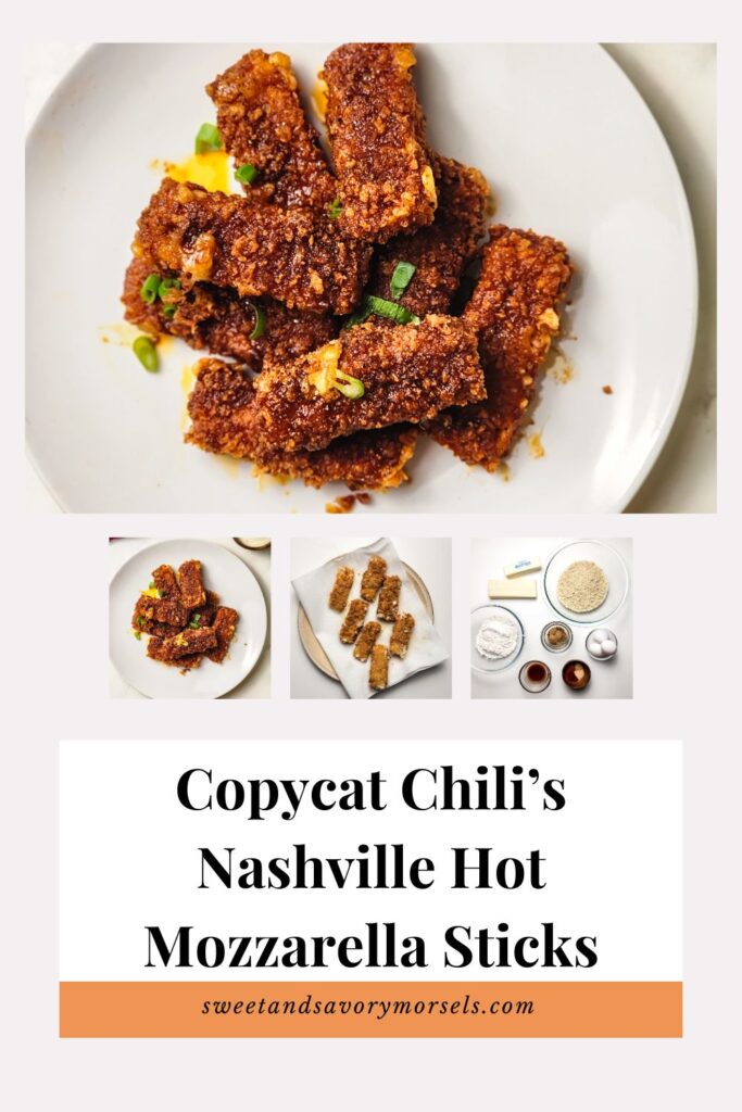 Copycat Chili’s Nashville Hot Mozzarella Sticks