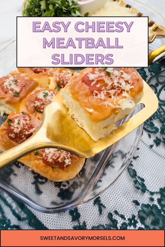 EASY CHEESY MEATBALL SLIDERS