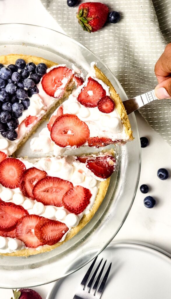 American Flag Fruit Pizza