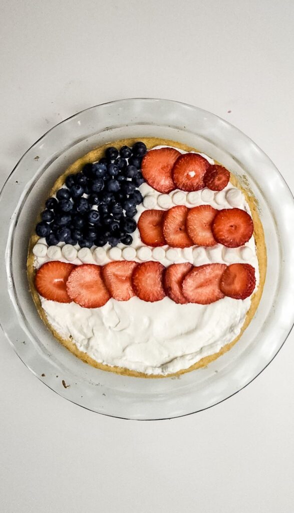 American Flag Fruit Pizza