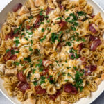 Chicken Bacon Ranch Pasta recipe last step