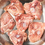 chicken thighs in titanium pan