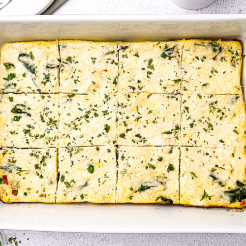 Easy Sausage and Egg Breakfast Casserole (No Bread!) 14 egg breakfast casserole step 7