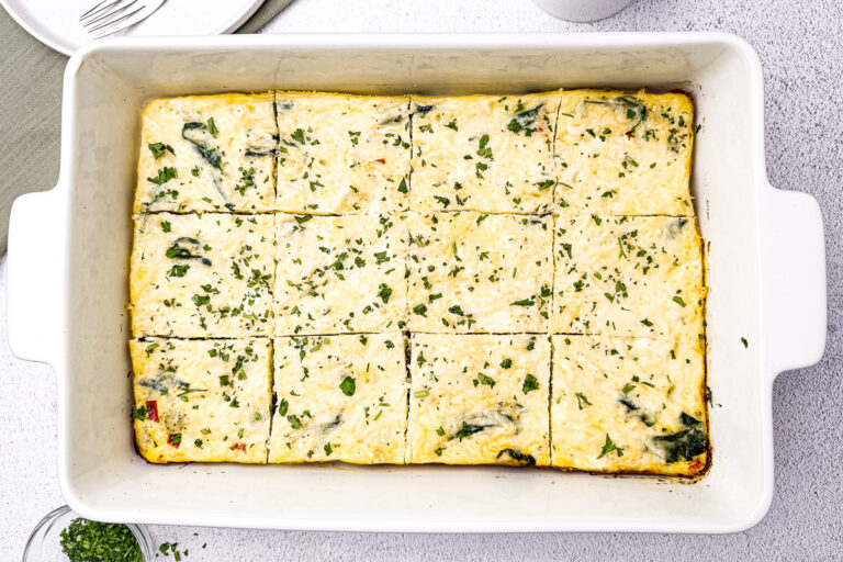 Easy Sausage and Egg Breakfast Casserole (No Bread!) 21 egg breakfast casserole step 7